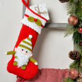 Christmas Gnome Stocking Knitting Pattern PDF