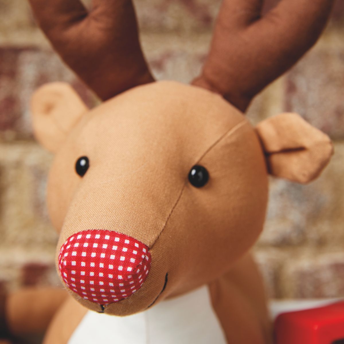 Reindeer Toy Sewing Pattern PDF
