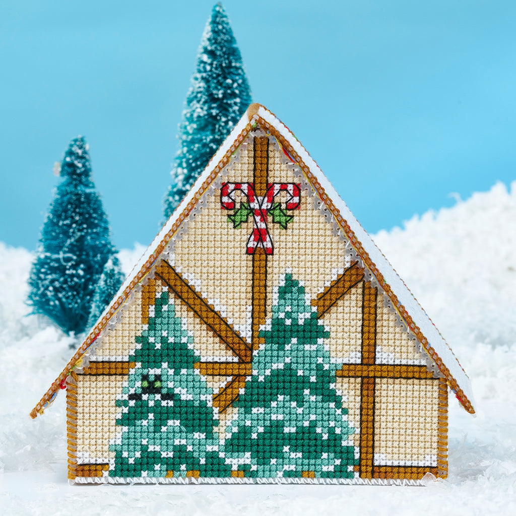 3D Santa's Workshop (North Pole Village - Part 1) Cross Stitch PDF Patterns