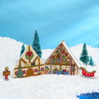3D Santa's Workshop (North Pole Village - Part 1) Cross Stitch PDF Patterns