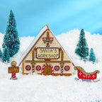 3D Santa's Workshop (North Pole Village - Part 1) Cross Stitch PDF Patterns
