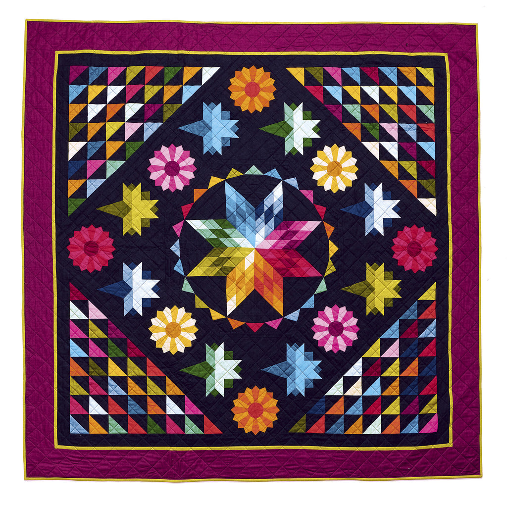 Amish Medallion Sampler Quilt Pattern PDF