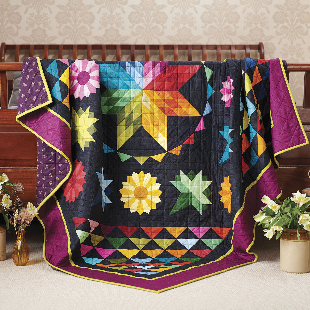 Amish Medallion Sampler Quilt Pattern PDF