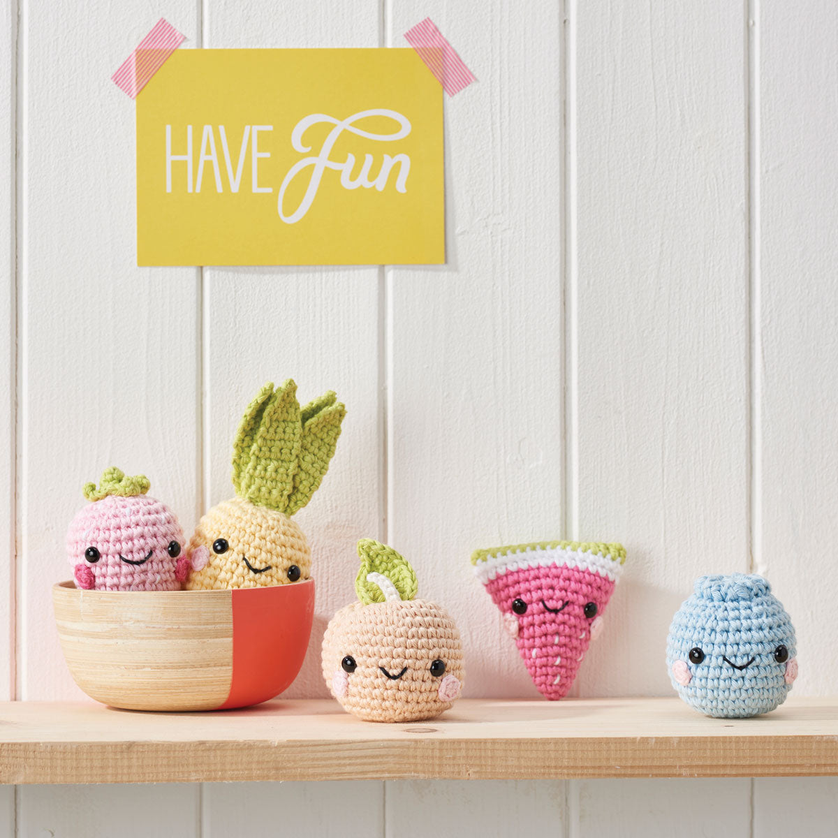 Amigurumi Fruit Friends Crochet Pattern PDF