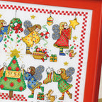 Festive Angels Cross Stitch PDF Pattern
