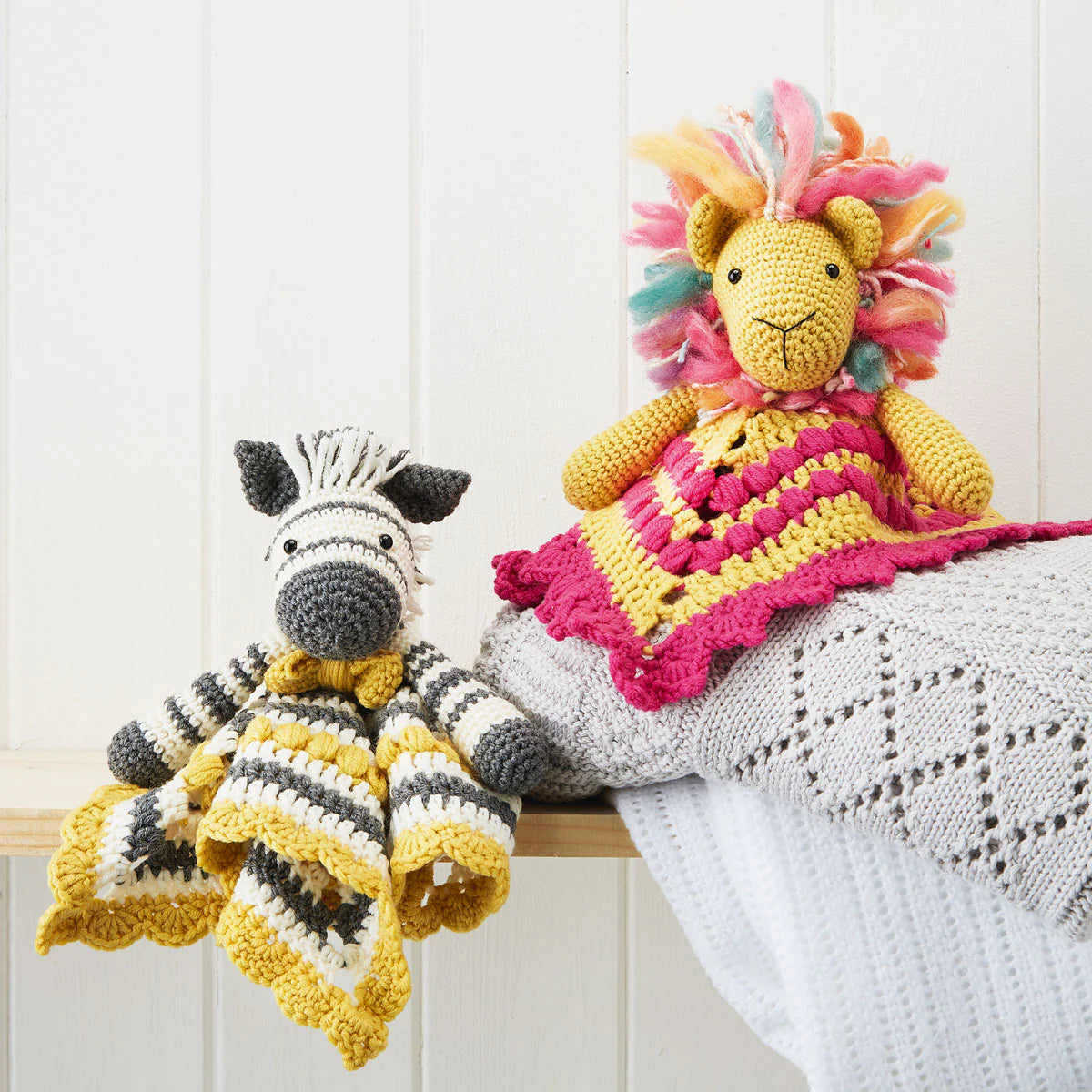 Crochet Animal Comforters Pattern Bundle PDF