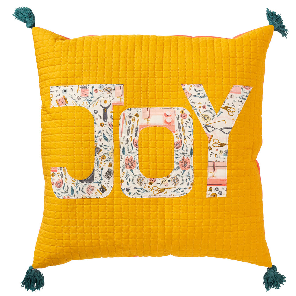 Appliqué Joy Yay Cushion Sewing Pattern PDF