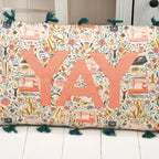 Appliqué Joy Yay Cushion Sewing Pattern PDF