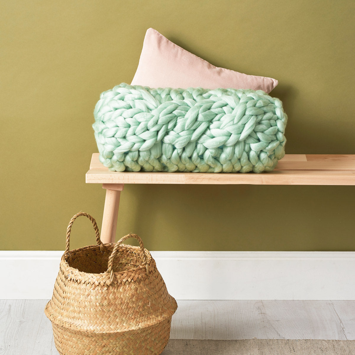 Arm Knitting Chunky Cushion Pattern PDF
