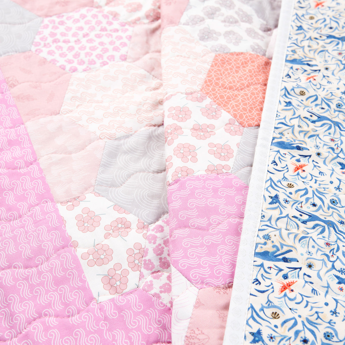Baby Hexagon Quilt Pattern PDF