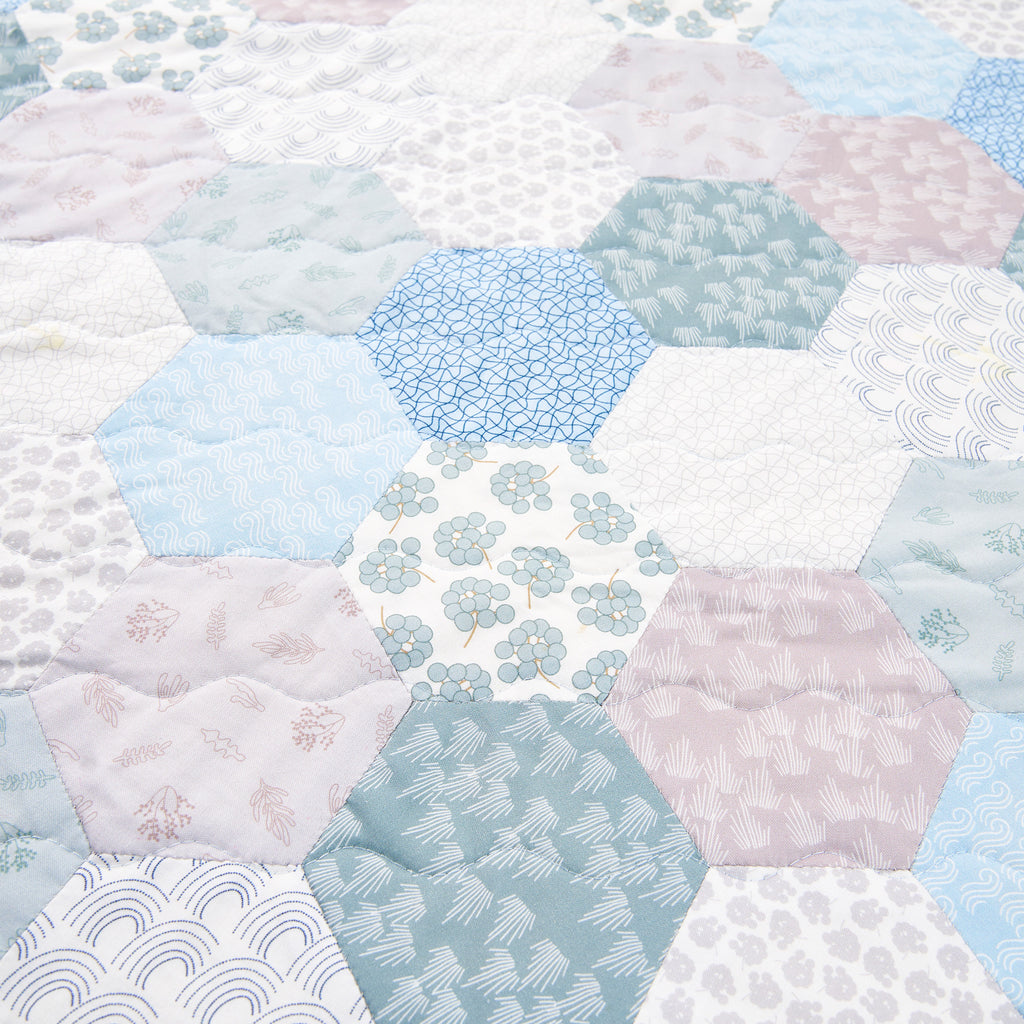 Baby Hexagon Quilt Pattern PDF