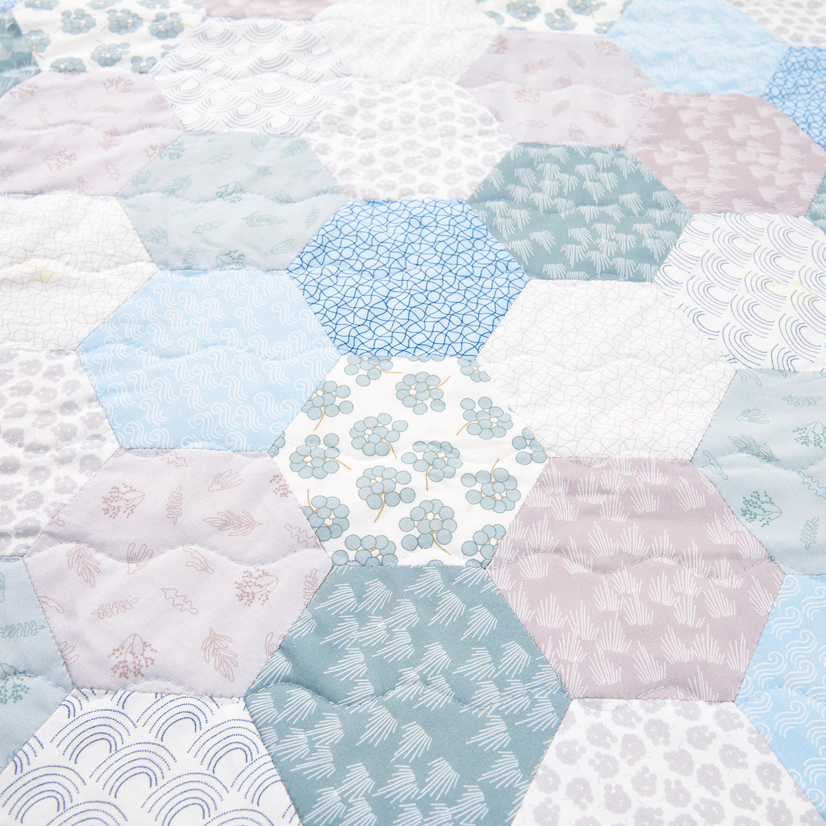 Baby Hexagon Quilt Pattern PDF