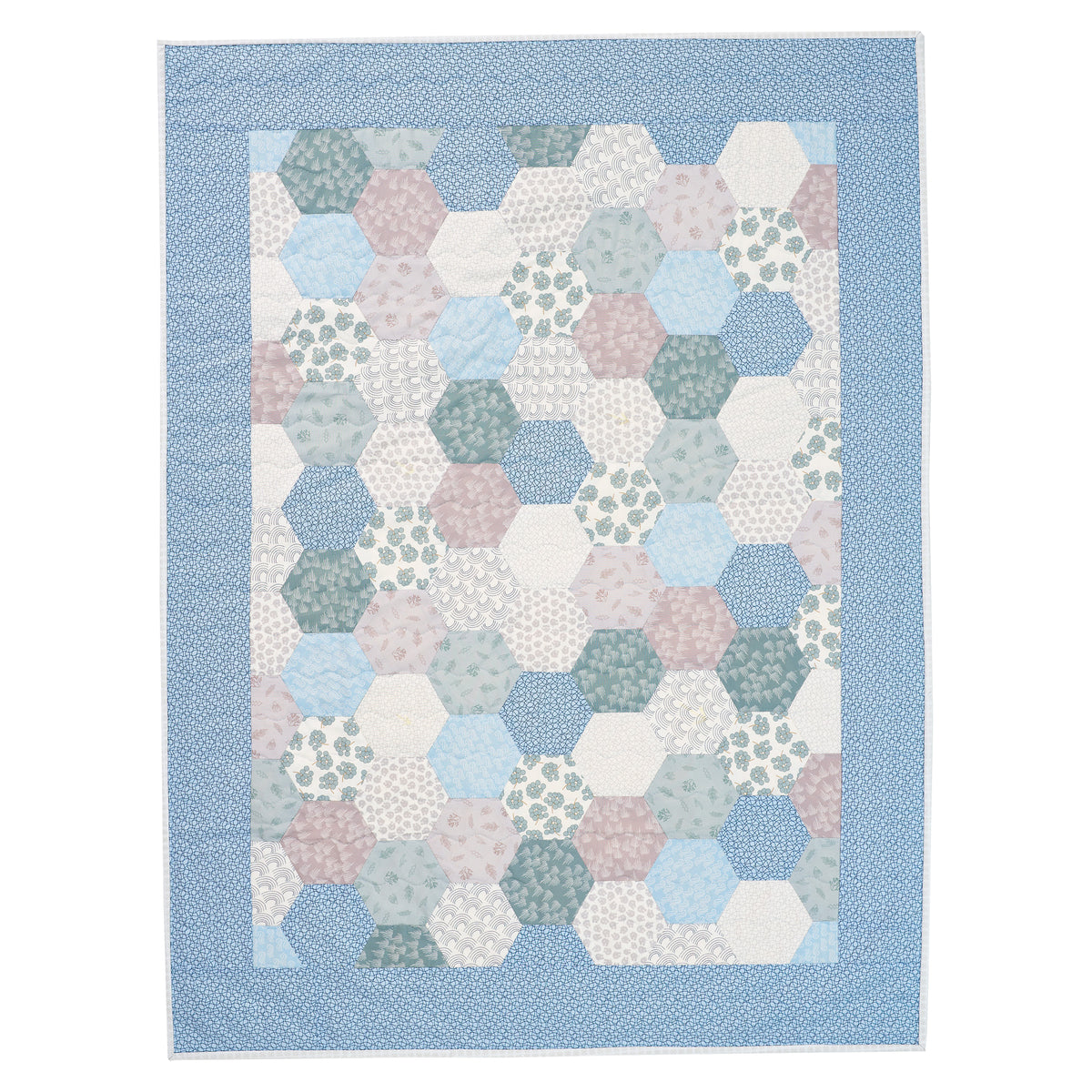 Baby Hexagon Quilt Pattern PDF