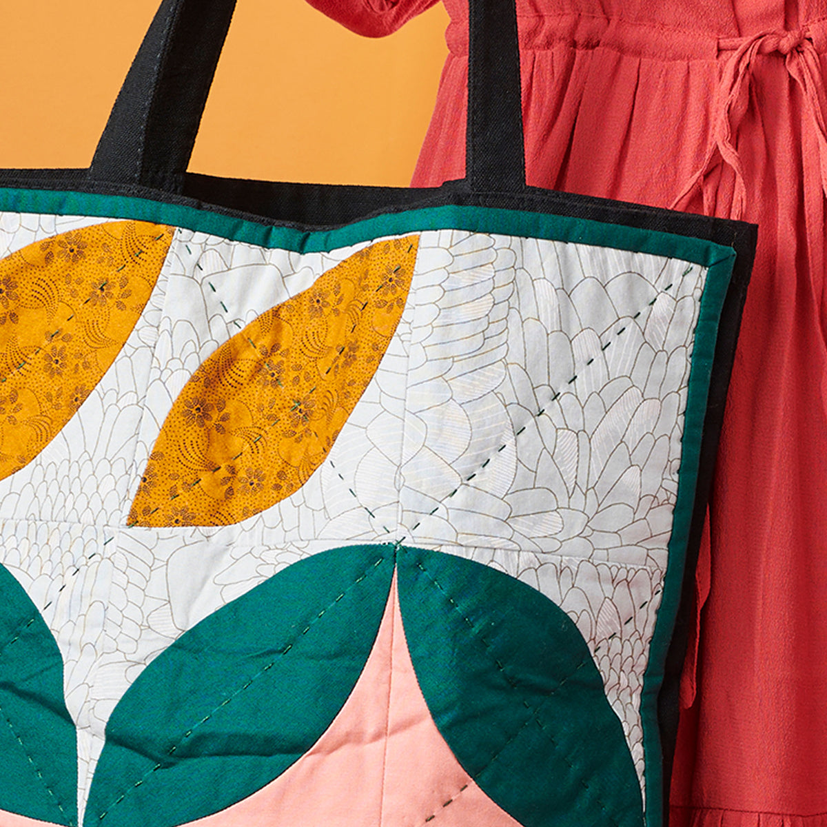 Citrus Mini Quilt Tote Bag Pattern PDF