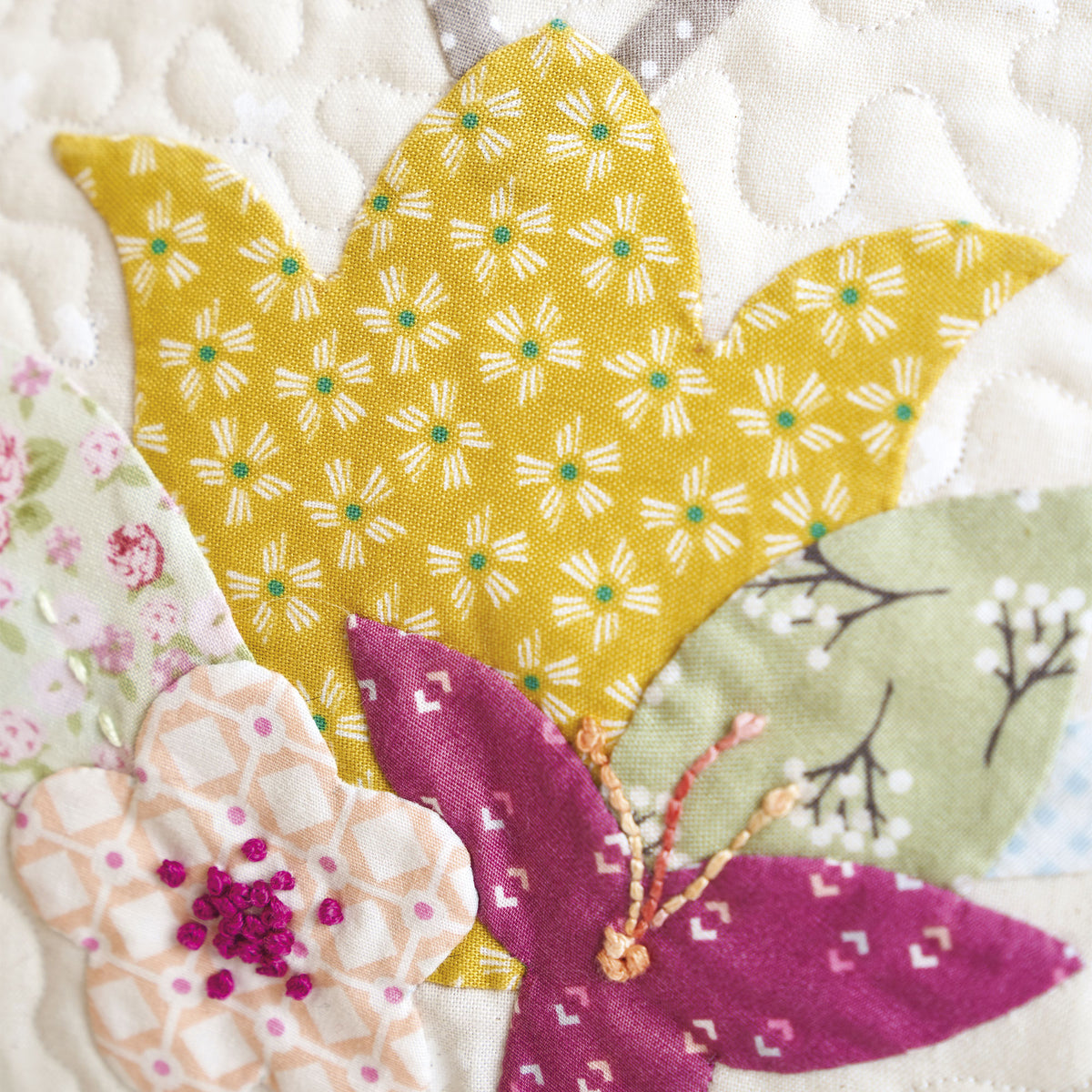 Applique Bird Cushion Pattern PDF