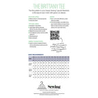 Brittany Tee Sewing Pattern PDF