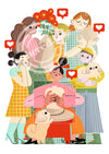 'Building Communities' Digital Art Print PDF by Kimberly Clinthorne-Wong