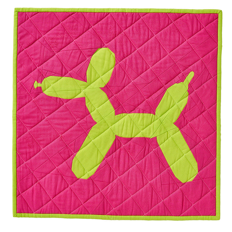 Balloon Dog FPP Mini Quilt PDF Pattern