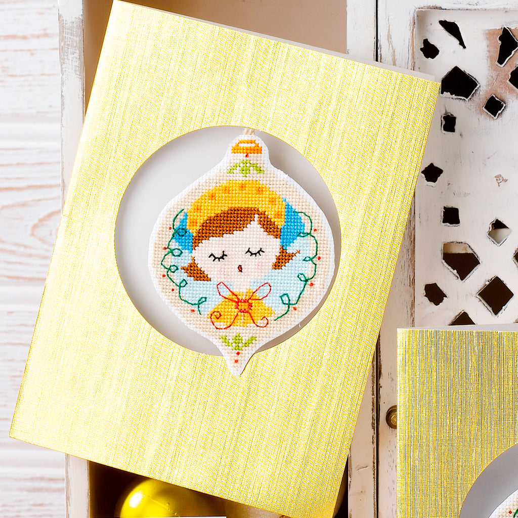 Bauble Decoration Cross Stitch Cards PDF Patterns