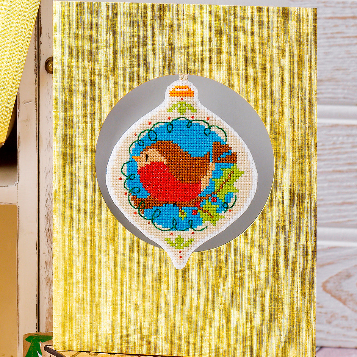 Bauble Decoration Cross Stitch Cards PDF Patterns