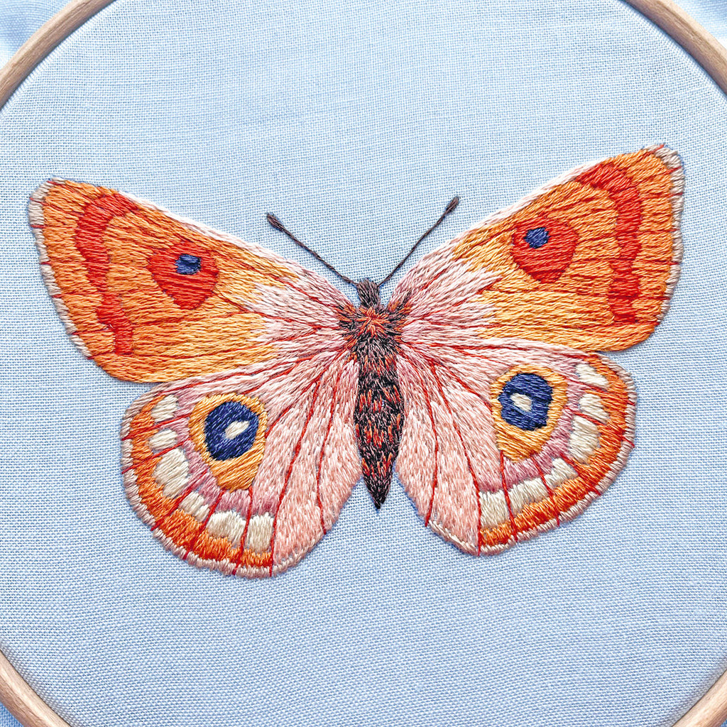 Beautiful Butterfly Embroidery Hoop Pattern PDF