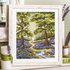Spring Bluebell Woodland Cross Stitch Pattern PDF