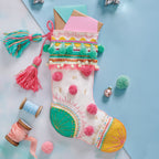 Boho Chic Quilted Stocking Pattern PDF