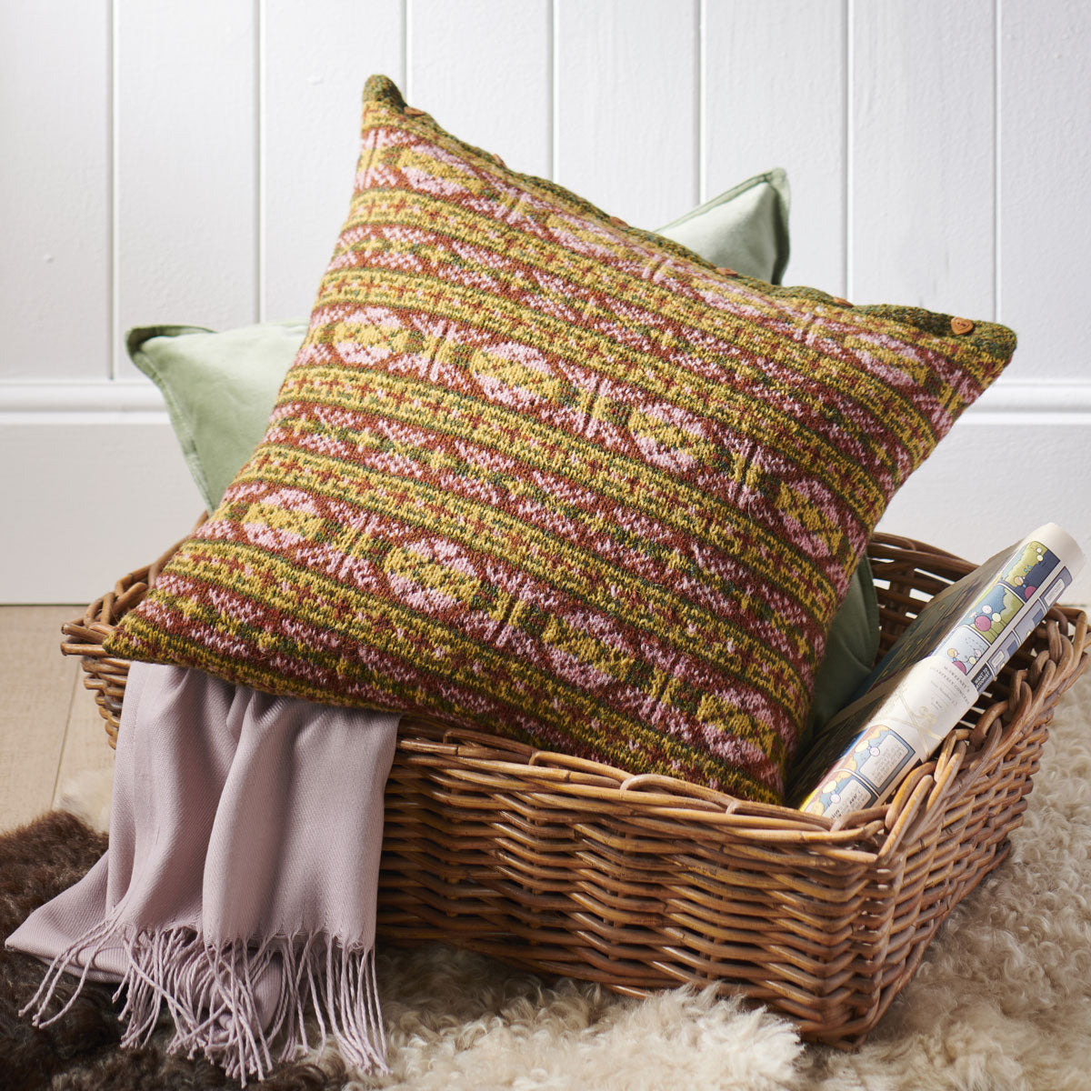 Bothy Cushion Knitting Pattern PDF