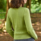 Bracken V Neck Sweater Knitting Pattern PDF
