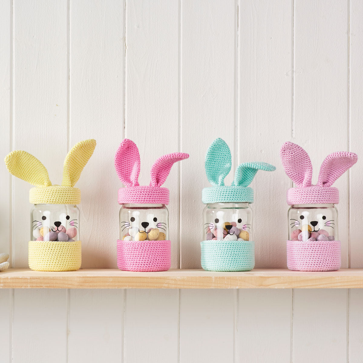 Bunny Jar Crochet Pattern PDF
