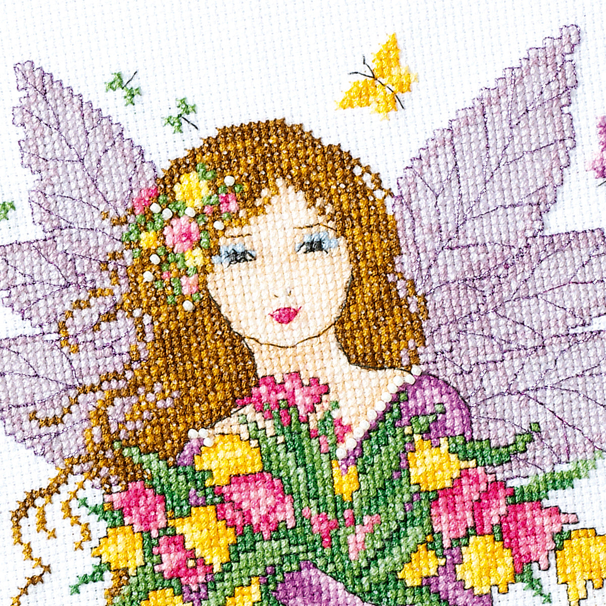 Tulip Fairy Cross Stitch PDF Pattern