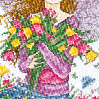 Tulip Fairy Cross Stitch PDF Pattern