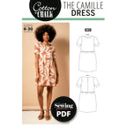 Camille Dress Sewing Pattern PDF