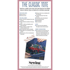 Classic Tote Sewing Pattern PDF