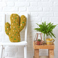 Cuddly Cactus Cushion Knitting Pattern PDF