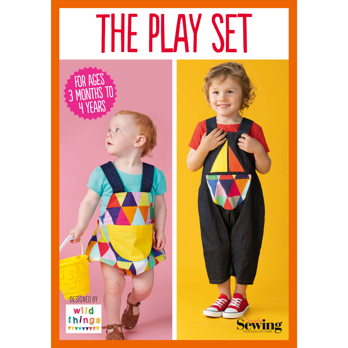 Childrens Dungarees and Romper Sewing Pattern PDF