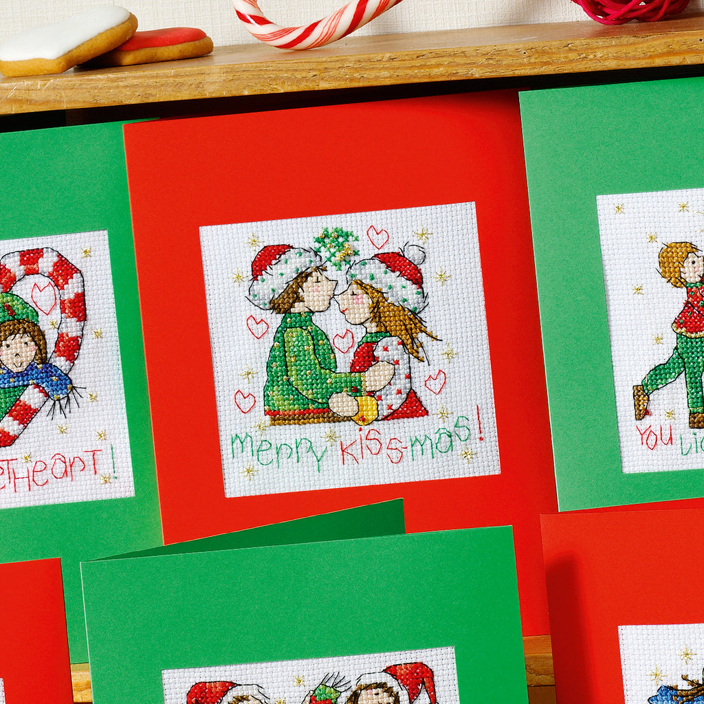 Christmas Couples Cards Cross Stitch PDF Patterns