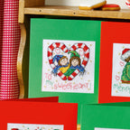 Christmas Couples Cards Cross Stitch PDF Patterns