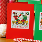 Christmas Couples Cards Cross Stitch PDF Patterns