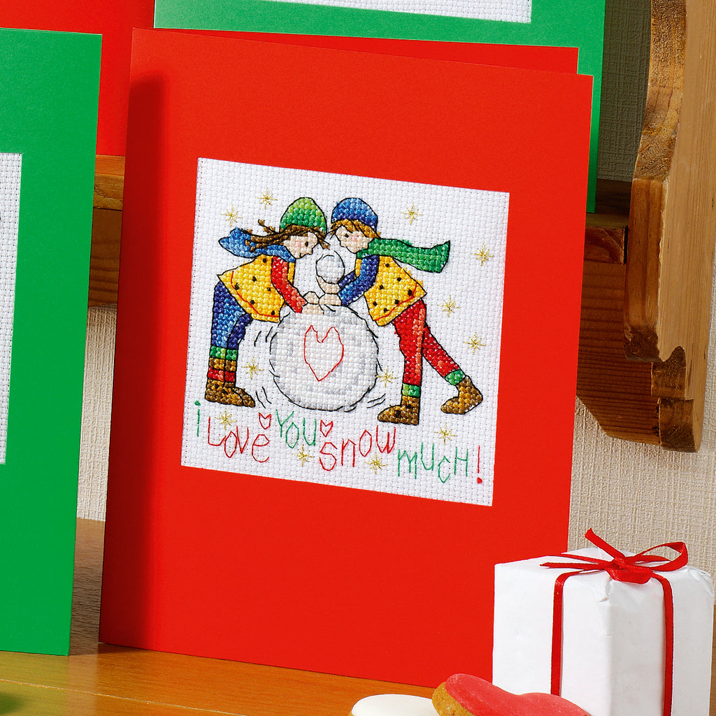 Christmas Couples Cards Cross Stitch PDF Patterns