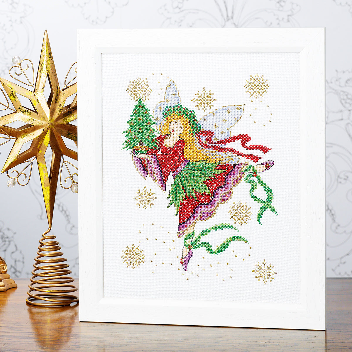 Festive Fairy Cross Stitch PDF Pattern