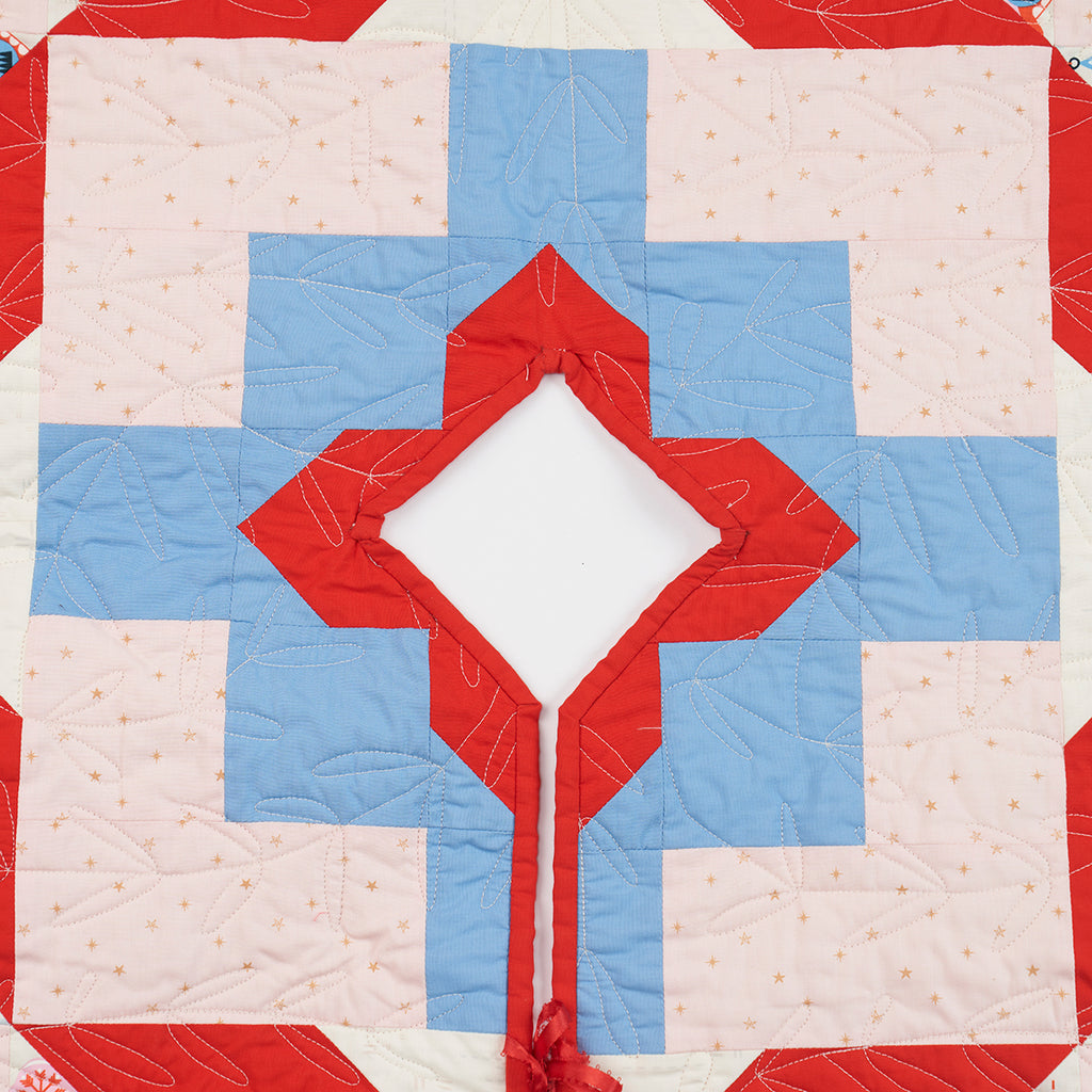 Christmas Tree Skirt Santa Baby Quilt Pattern PDF