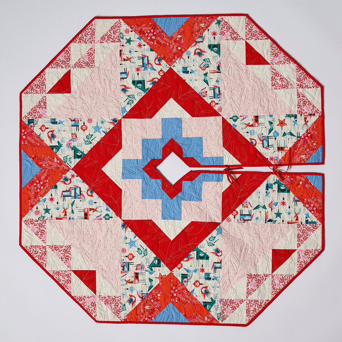 Christmas Tree Skirt Santa Baby Quilt Pattern PDF