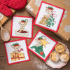Cute Mice Christmas Cards Cross Stitch PDF Patterns