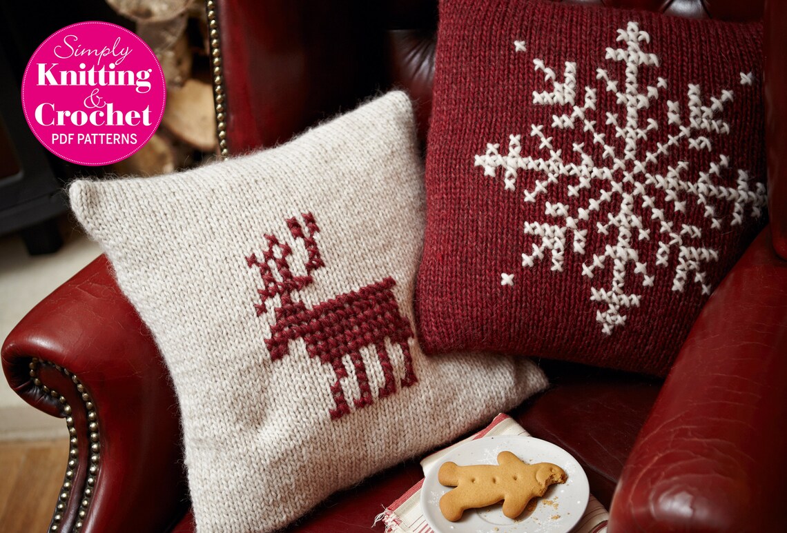 Christmas Cushion Knitting Patterns PDF
