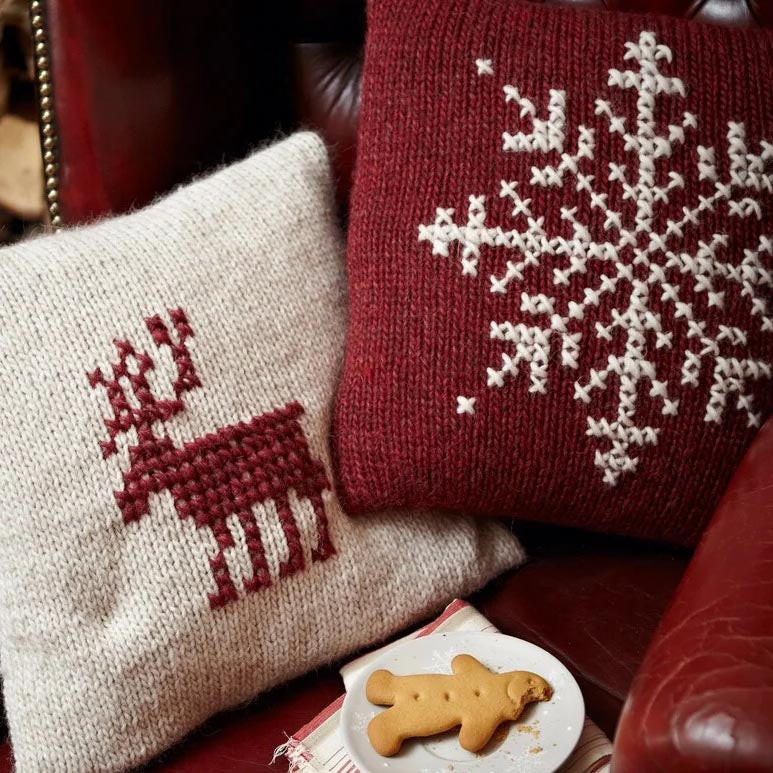 Christmas Cushion Knitting Patterns PDF