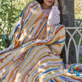 Chunky Blanket Knitting Pattern PDF