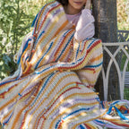 Chunky Blanket Knitting Pattern PDF