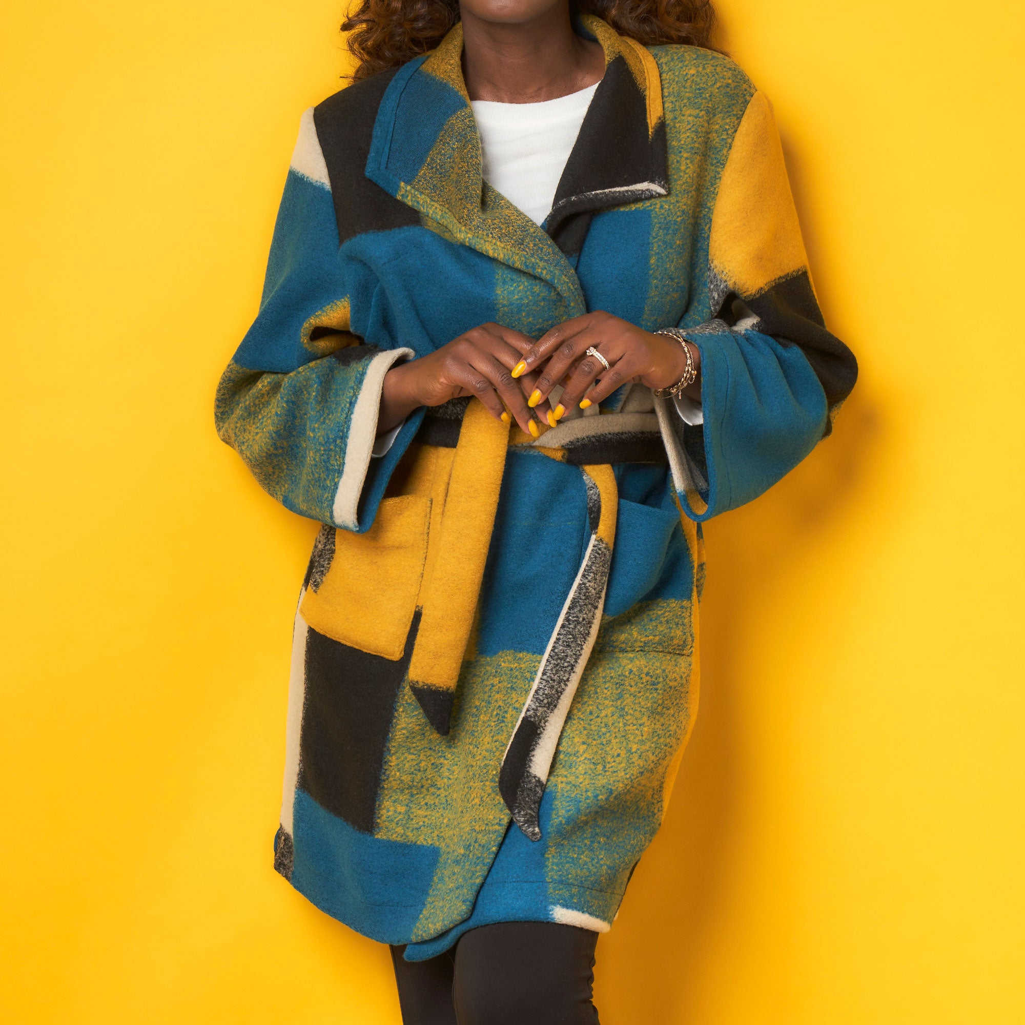 Cindy Coat Sewing Pattern PDF – Gathered