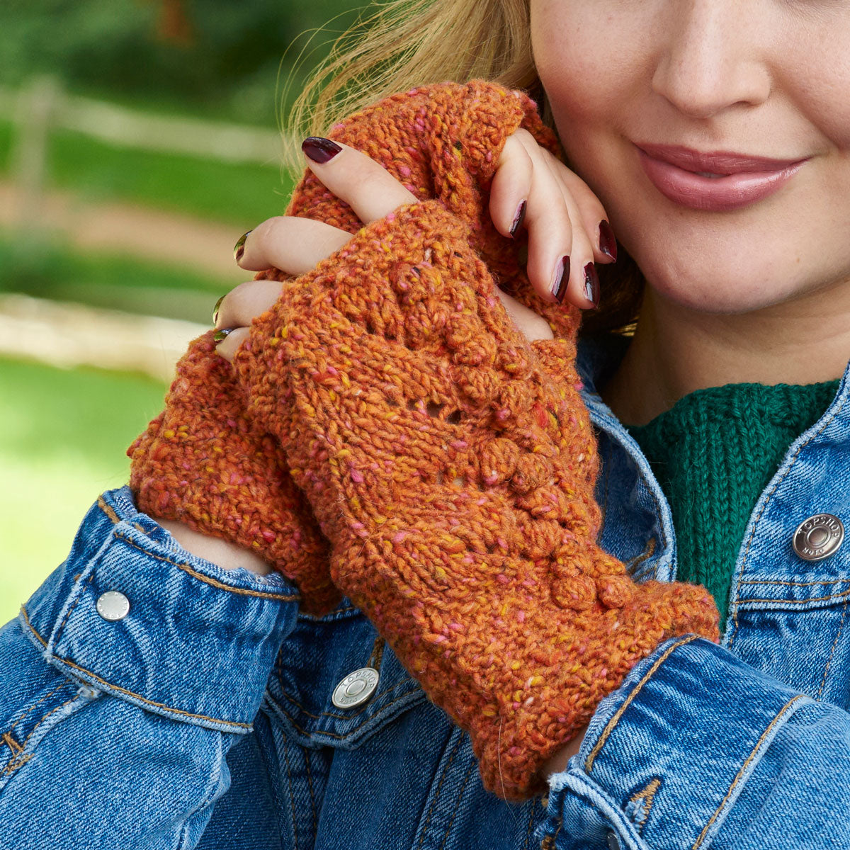 Coll Mittens Knitting Pattern PDF